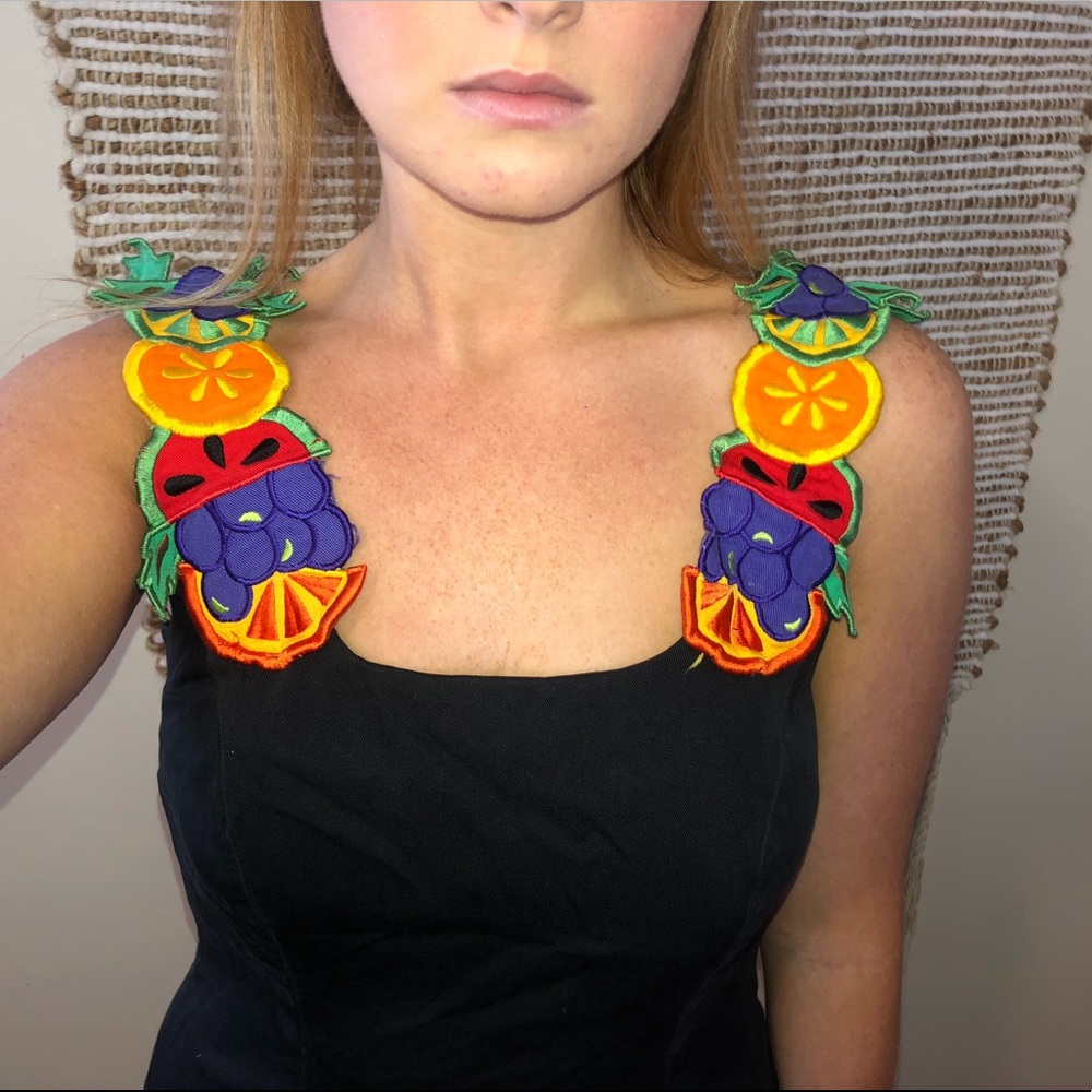 Vintage Deborah laws fruit dress